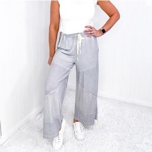 ❤️POL MAKING MOVES WIDE LEG CROPPED PALAZZO PANTS